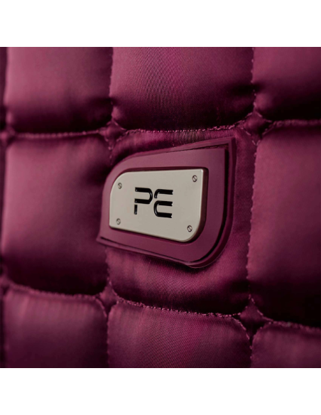 Tapis De Selle Premier Equine Satin Atlantis Jumping Bordeaux/Noir