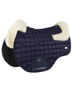 Tapis De Selle Premier Equine Satin Atlantis Jumping Marine/Naturel
