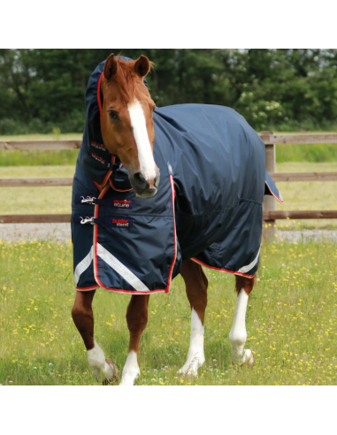 Premier Equine Buster Storm 200G Turnout Rug With Snug-Fit Cover Neck Navy