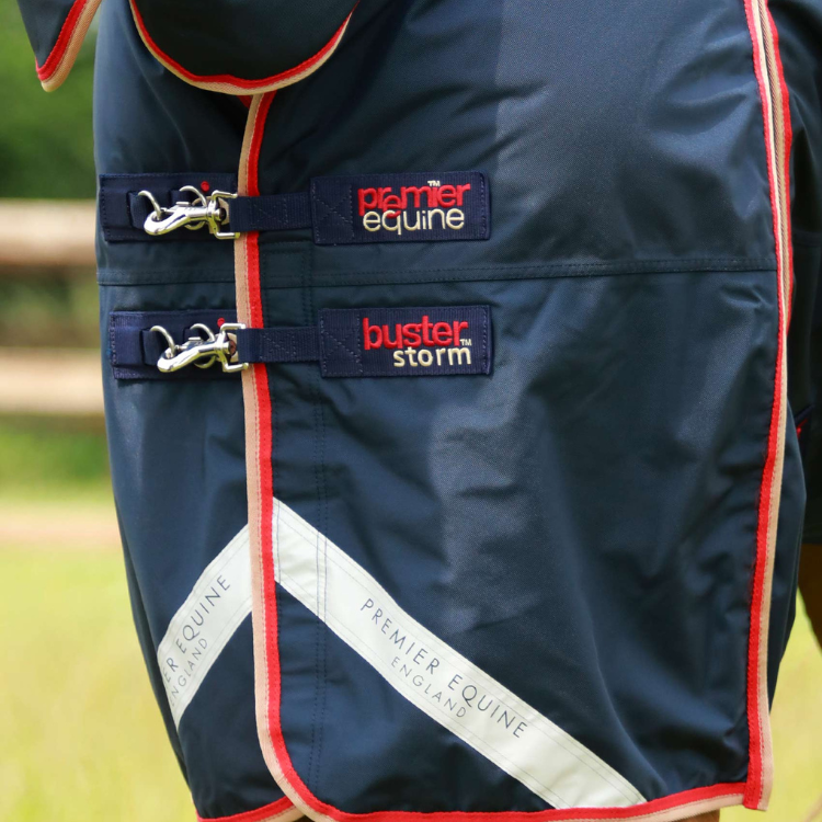 Couverture D'aiguillage Cheval Premier Equine Buster Storm 200g - Taille Combinée, Cou Intégré