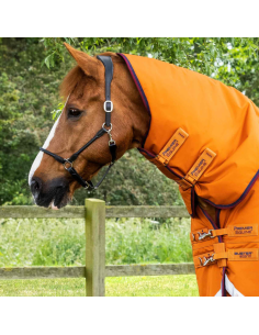 Couverture Premier Equine Buster Storm 200G Avec Couvre Cou Orange 2
