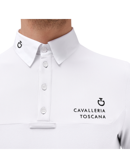 Polo De Concours Cavalleria Toscana Lightweight Jersey Fleece Homme