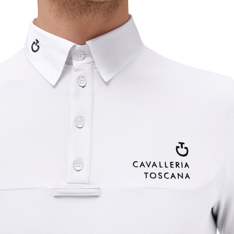 Polo De Concours Cavalleria Toscana Lightweight Jersey Fleece Homme