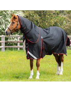 Couverture Premier Equine Buster 250g Avec Couvre Cou Noir