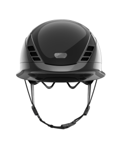 Casque Pikeur AirLuxe Chrome Grande Visière Shiny noir