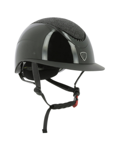 Casque Equithème Wings Noir Brillant Lamé 2