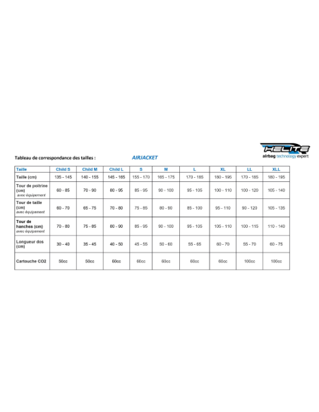 Gilet Airbag Helite AirJacket Enfant noir