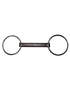 Jump'In Loose Ring Flat Leather Bit