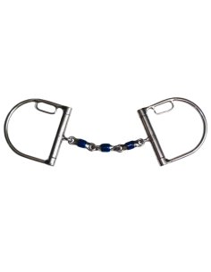 Jump'In Waterford D-ring Blue Steel Bit