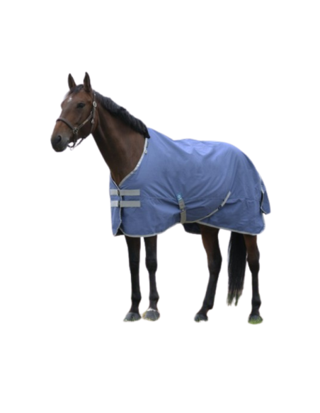Couverture Equithème "Tyrex 600D" Recyclée 300grs marine