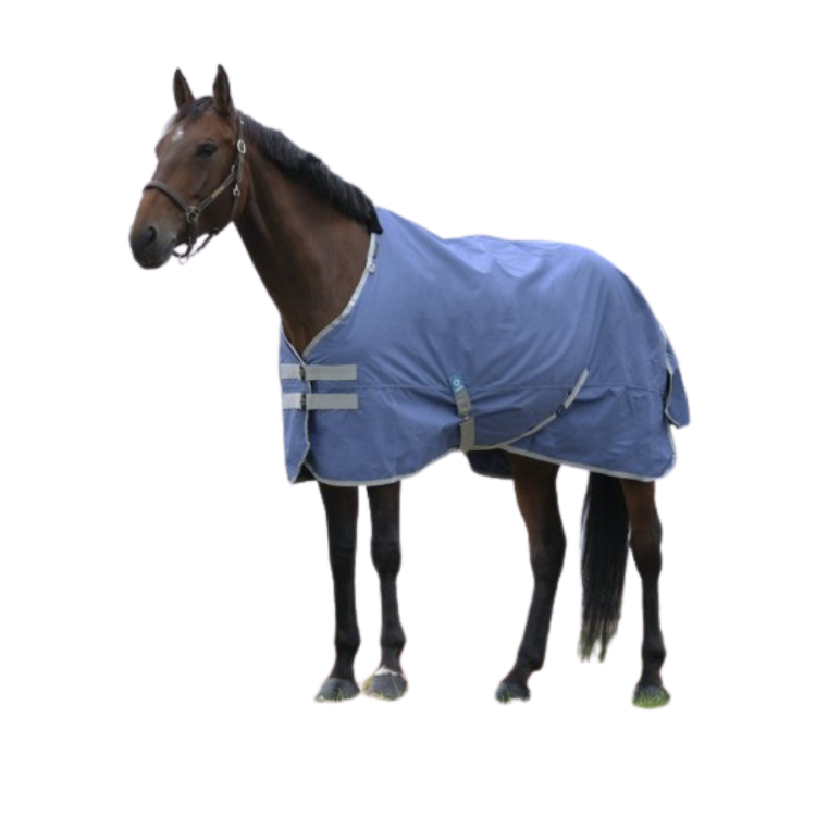 Couverture Equithème "Tyrex 600D" Recyclée 300grs marine