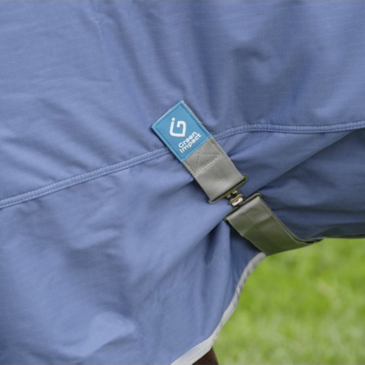 Couverture Equithème "Tyrex 600D" Recyclée 300grs marine