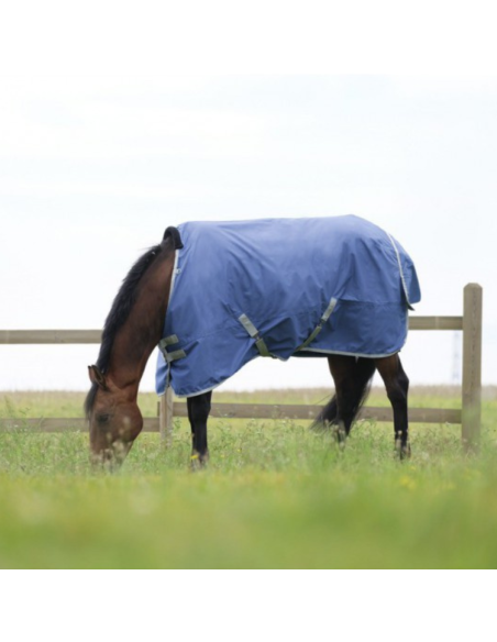 Couverture Equithème "Tyrex 600D" Recyclée 300grs marine