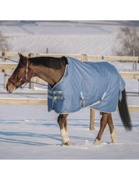 Couverture Equithème "Tyrex 600D" Recyclée 300grs marine