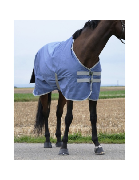 Couverture Equithème "Tyrex 600D" Recyclée 300grs marine