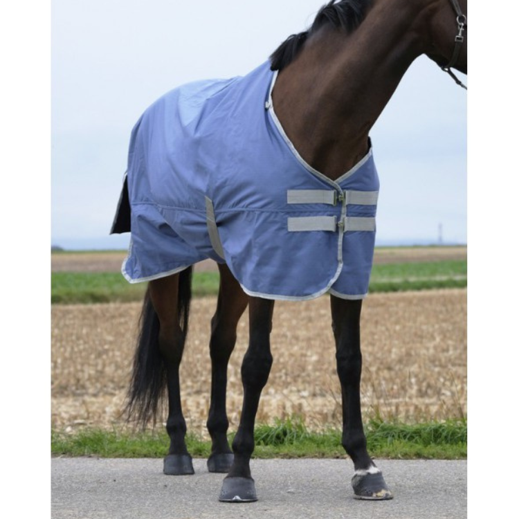 Couverture Equithème "Tyrex 600D" Recyclée 300grs marine