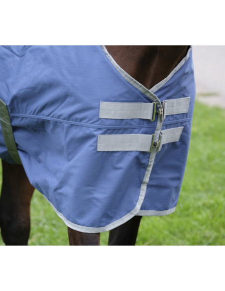 Couverture Equithème "Tyrex 600D" Recyclée 300grs marine