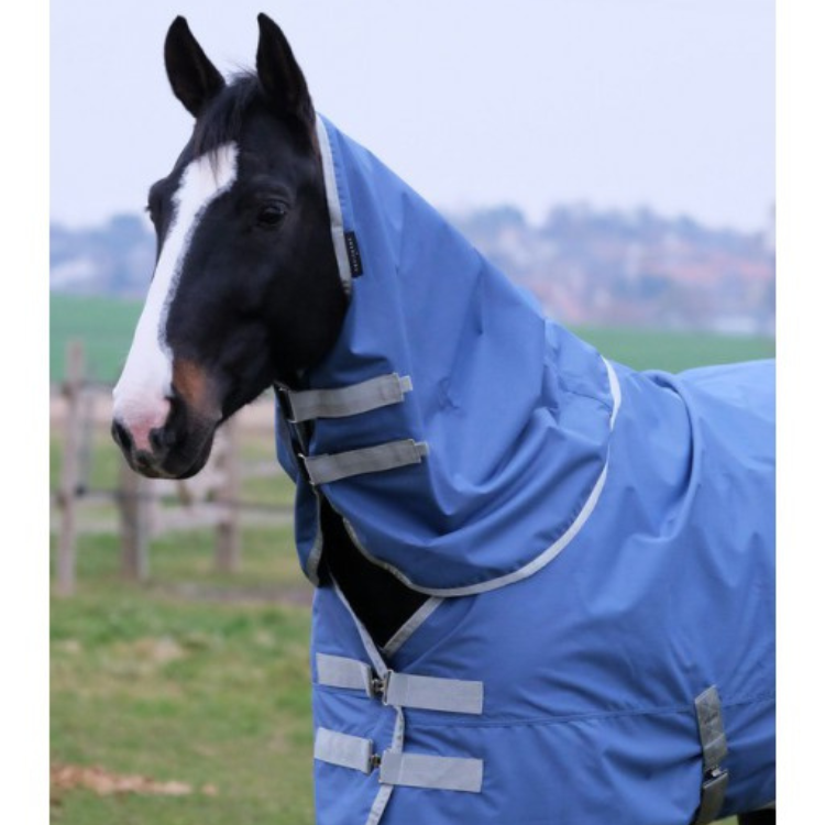 Couvre-Cou Equithème "Tyrex 600D" Recyclé marine