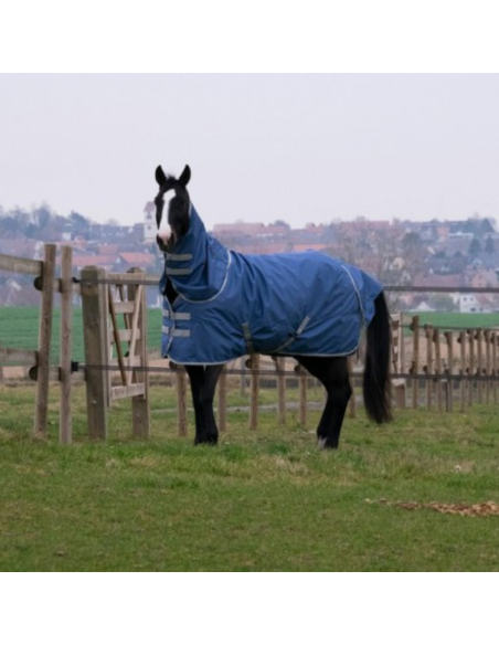 Couvre-Cou Equithème "Tyrex 600D" Recyclé marine