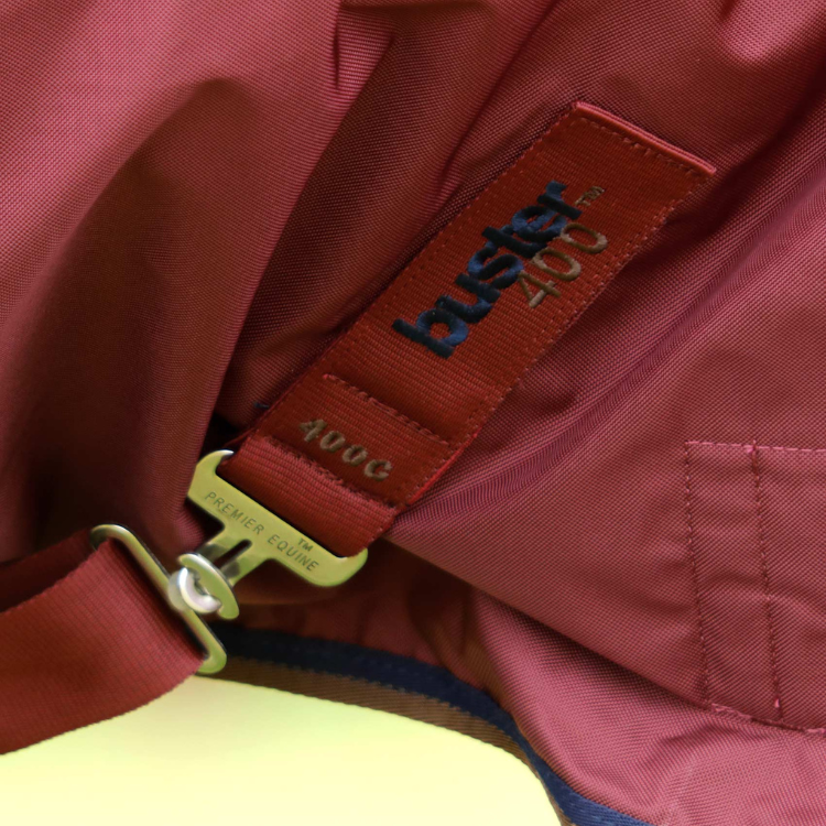 Couverture Premier Equine Buster 400g Avec Couvre Cou Bordeaux