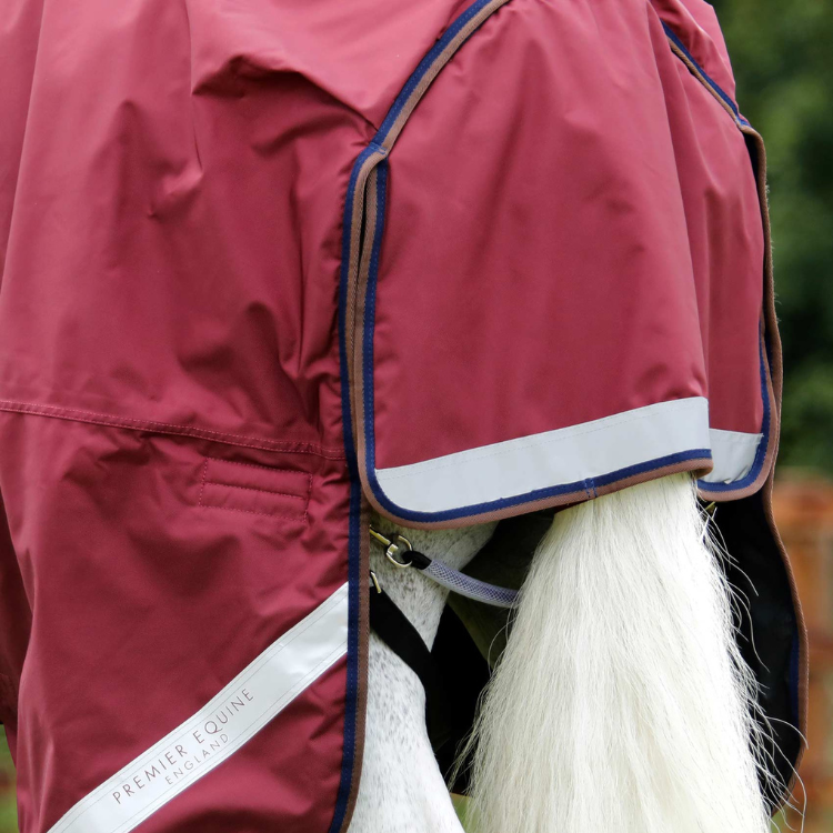 Couverture Premier Equine Buster 400g Avec Couvre Cou Bordeaux