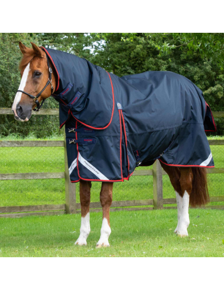 Couverture Premier Equine Buster 420g Avec Couvre Cou Marine