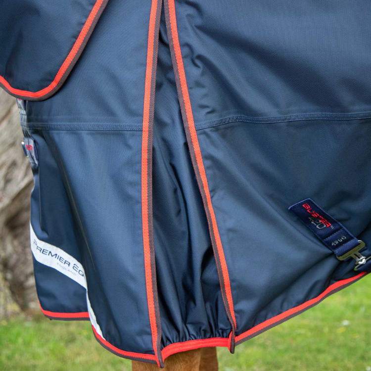 Couverture Premier Equine Buster 420g Avec Couvre Cou Marine