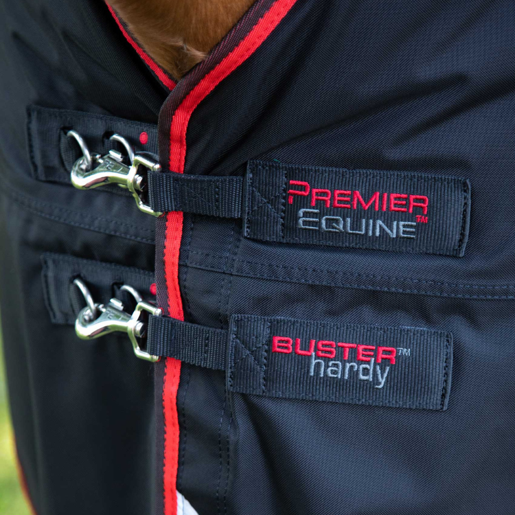 Couverture Premier Equine Buster Hardy 400g Avec Demi Cou Noir