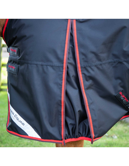 Couverture Premier Equine Buster Hardy 400g Avec Demi Cou Noir