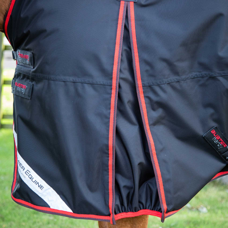 Couverture Premier Equine Buster Hardy 400g Avec Demi Cou Noir