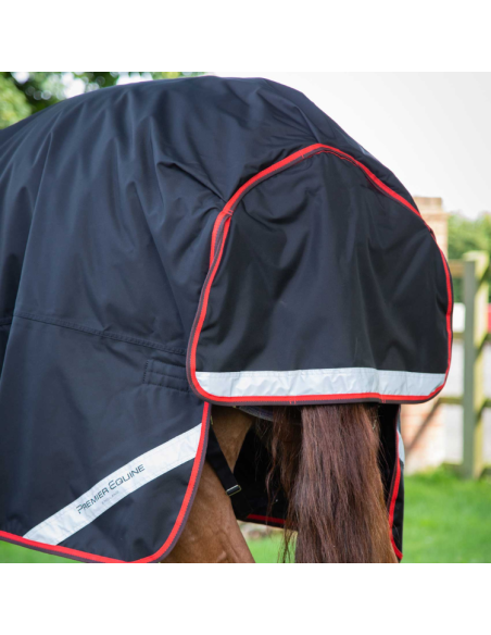 Couverture Premier Equine Buster Hardy 400g Avec Demi Cou Noir