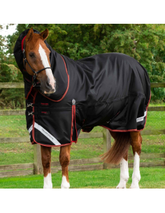 Couverture Premier Equine Titan 450g Avec Couvre Cou Noir