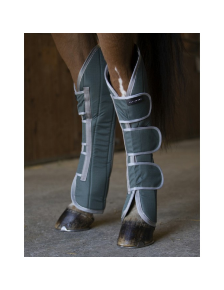 Guêtres De Transport Equithème "Tyrex 600D" Recyclées vert