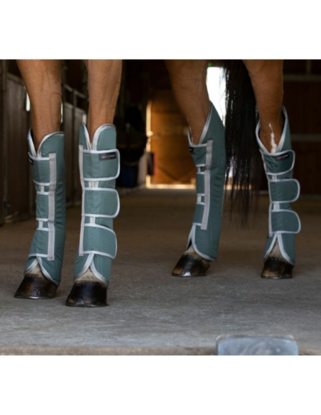 Guêtres De Transport Equithème "Tyrex 600D" Recyclées vert
