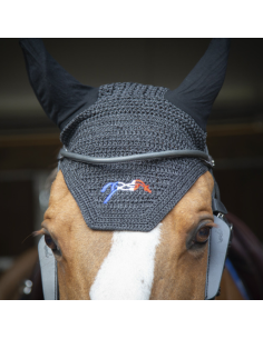 Penelope "Glitter" Fly Veil Black