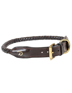 Collier Pour Chien Dy'on Tressé noir 2