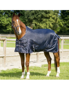 Chemise De Pluit Equithème "Light" marine/gris