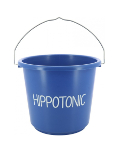 Seau D'Alimentation En Caoutchouc Pour Chevaux - 43,5 Cm, Résistant, Empilable, Pour Nourriture Et Eau à La Ferme