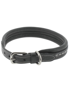 Penelope "Point Sellier" Dog Collar Black 2