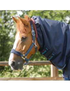 Couverture Premier Equine Titan Storm 200g Avec Couvre Cou Marine 2