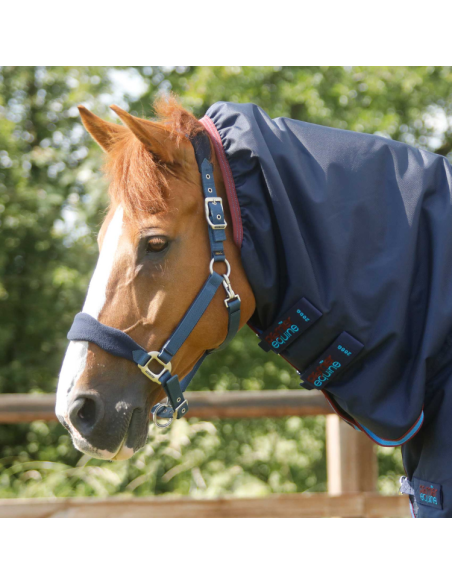 Couverture Premier Equine Titan Storm 200g Avec Couvre Cou Marine