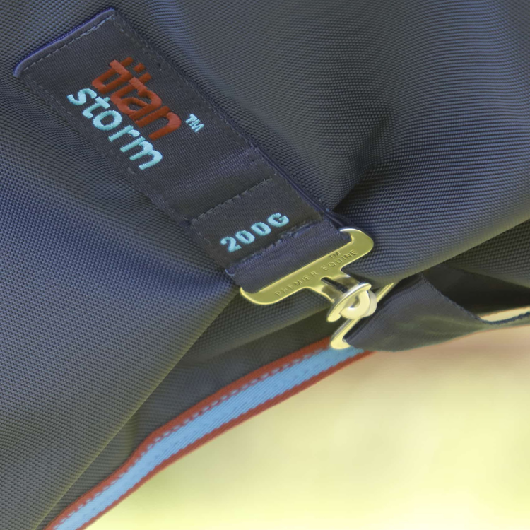Couverture Premier Equine Titan Storm 200g Avec Couvre Cou Marine