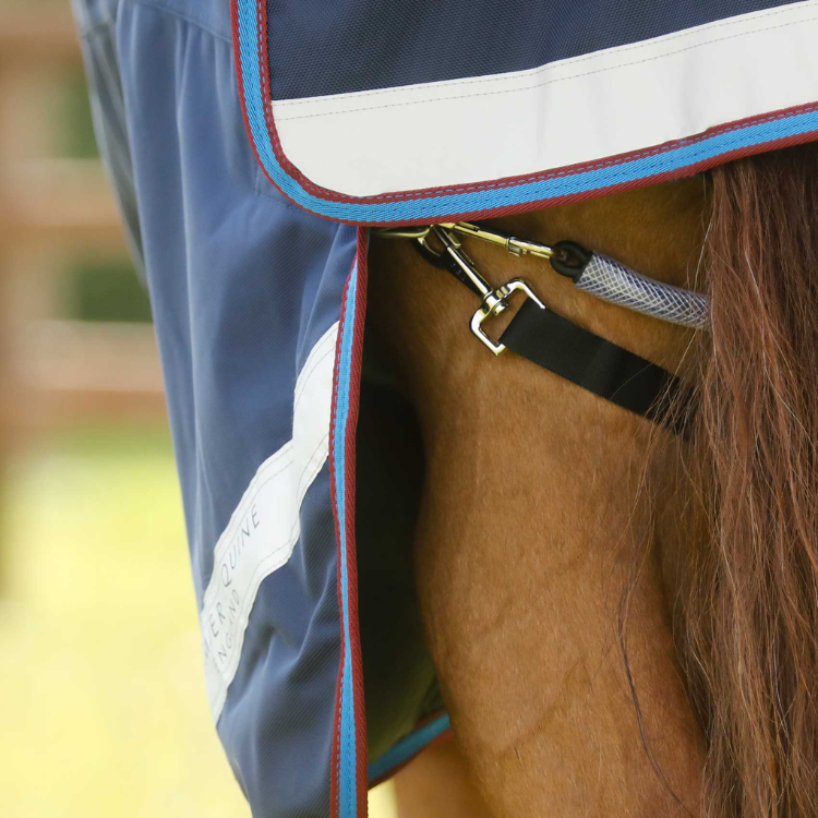 Couverture Premier Equine Titan Storm 200g Avec Couvre Cou Marine
