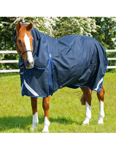 Premier Equine Buster 40g Turnout Rug with Classic Neck Cover Navy