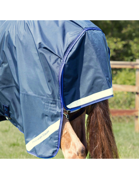 Couverture Premier Equine Buster 40g Avec Couvre Cou Marine