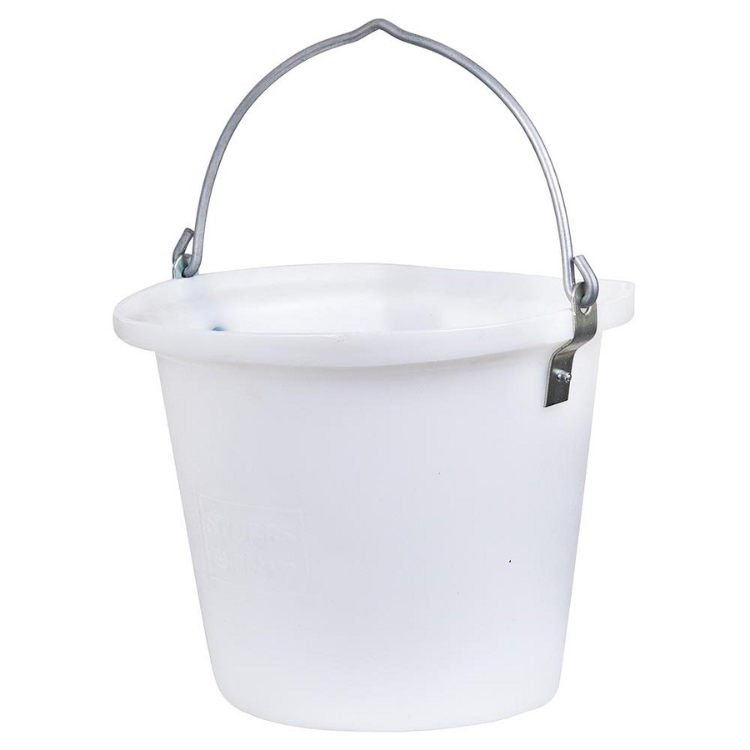 Seau Stubbs 14L blanc