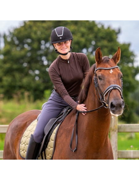 BR Omega Microfiber Glitter Helmet