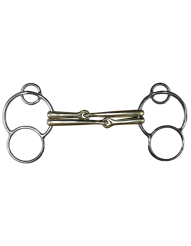 Jump'In Double Cannon German 3 Ring Bit