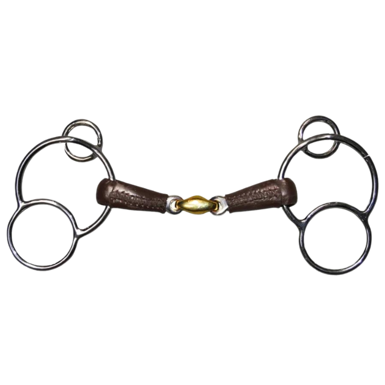 Mors Jump'In Pessoa Allemand Double Brisure Recouvert De Cuir