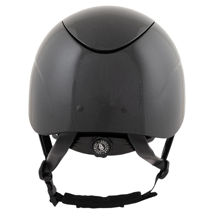 BR Casco Theta Plus Painted Dull VG1 Big Visor Negro | Hípica